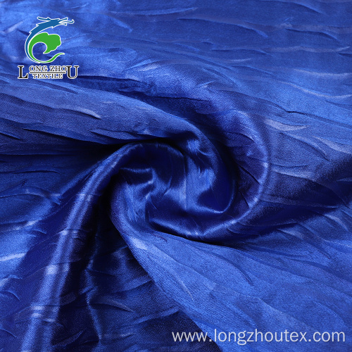 Back Crepe Satin PD Crumpled Fabric